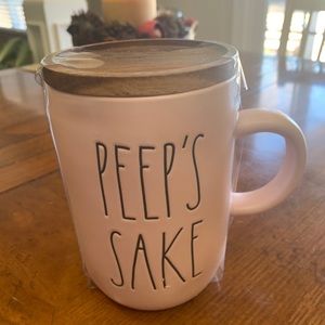 Rae Dunn peeps sake pink coffee mug